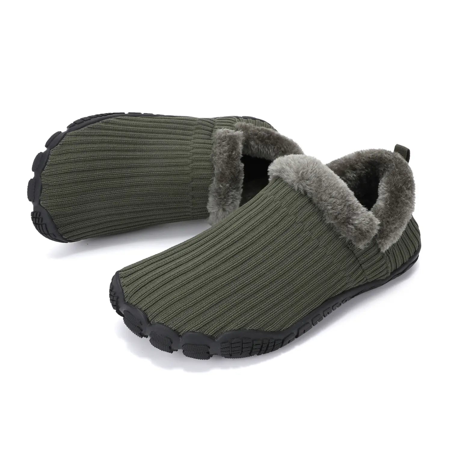 Hommies™ – Cosy Fleece-Lined Barefoot Slippers with Non-Slip Sole for Indoor & Outdoor Use (Unisex)