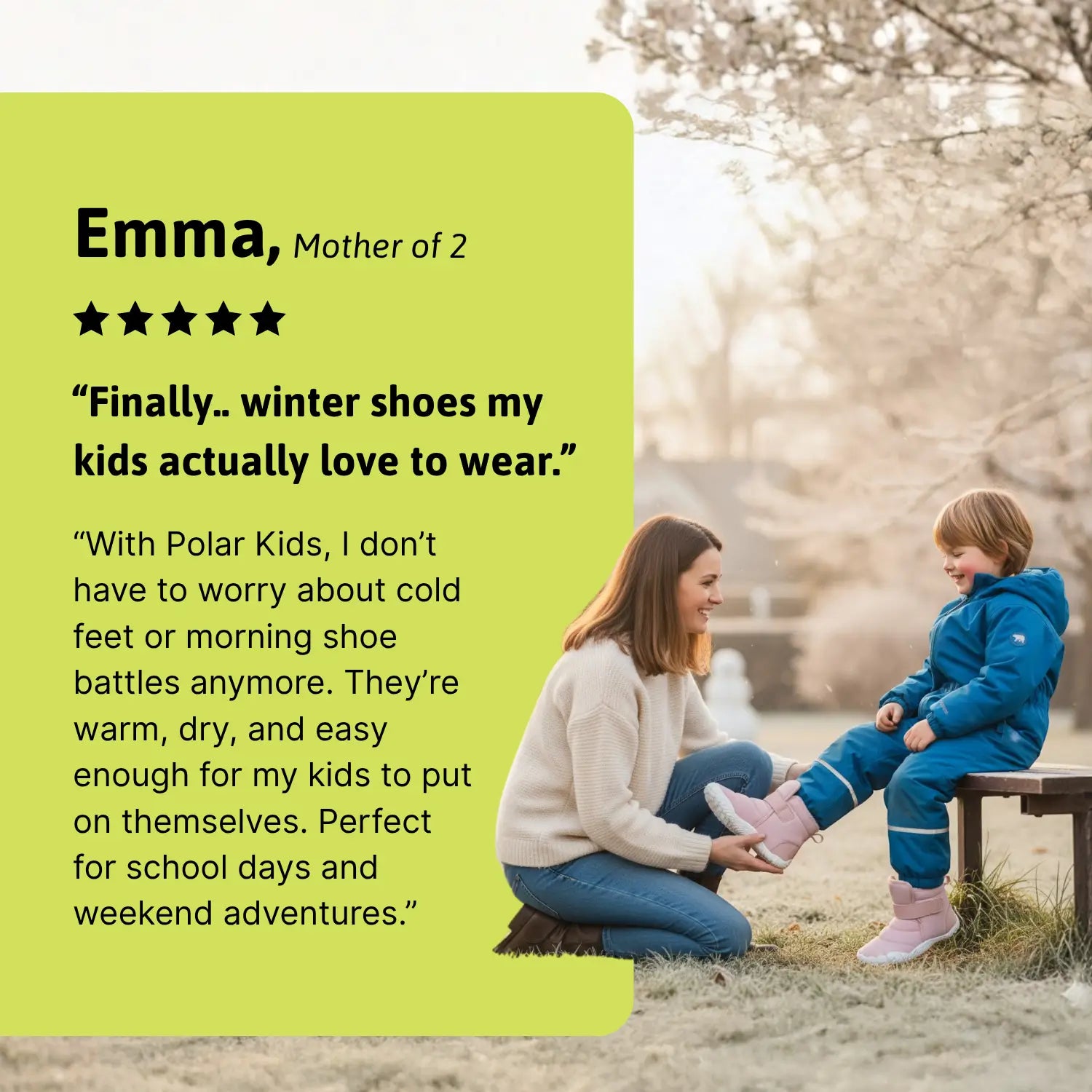 Family Bundle – 99.7% Waterproof & Snowproof Winter Barefoot Boots + Kids Winter Insulated High-Top Barefoot Boots