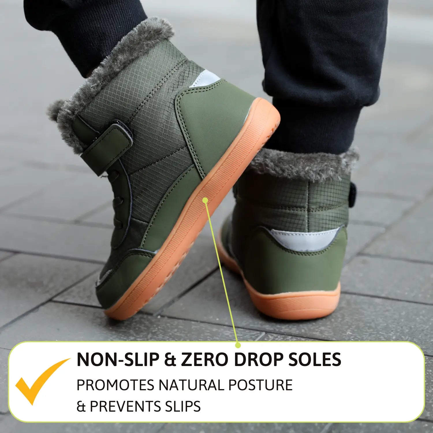 Frostline Kids - Warm & water-repellent kids barefoot shoes (1.5 - 9 Years) (1+1 FREE)