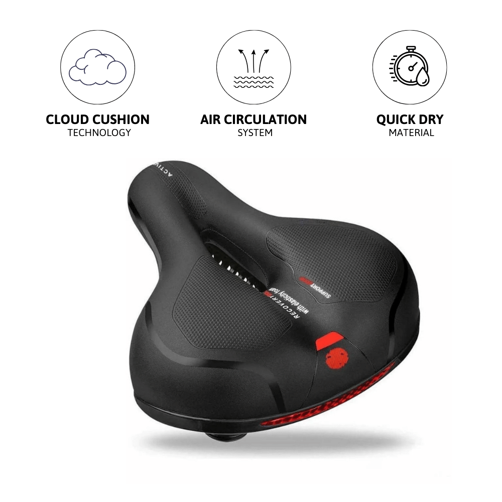 Cloud Cushion Comfortable Pain free Bike Saddle Purestep