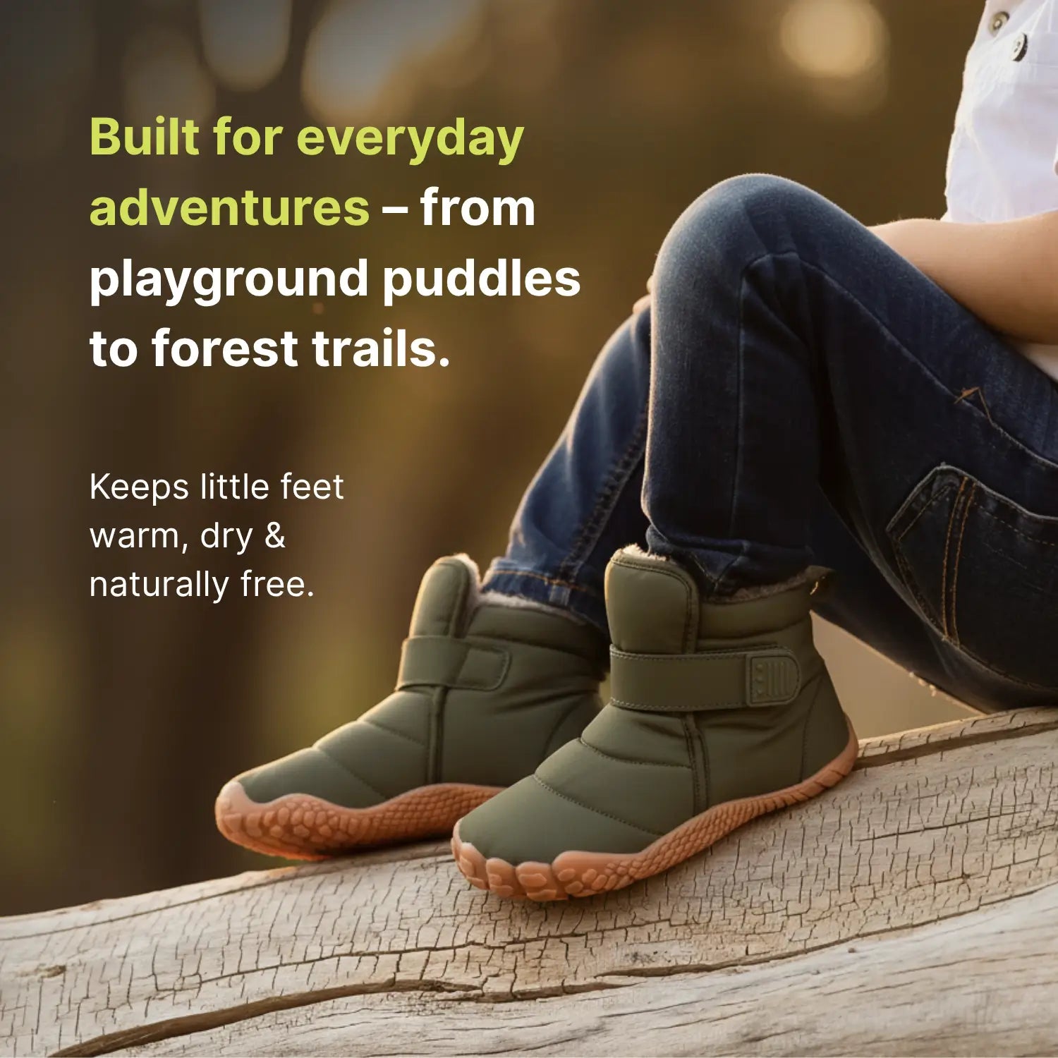 Family Bundle – 99.7% Waterproof & Snowproof Winter Barefoot Boots + Kids Winter Insulated High-Top Barefoot Boots