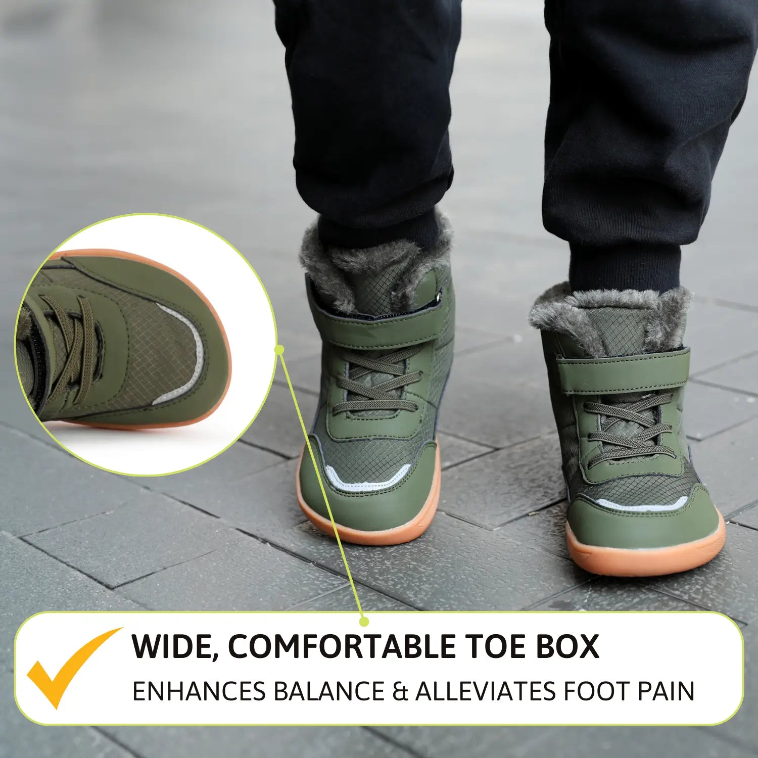 Frostline Kids - Warm & water-repellent kids barefoot shoes (1.5 - 9 Years) (1+1 FREE)