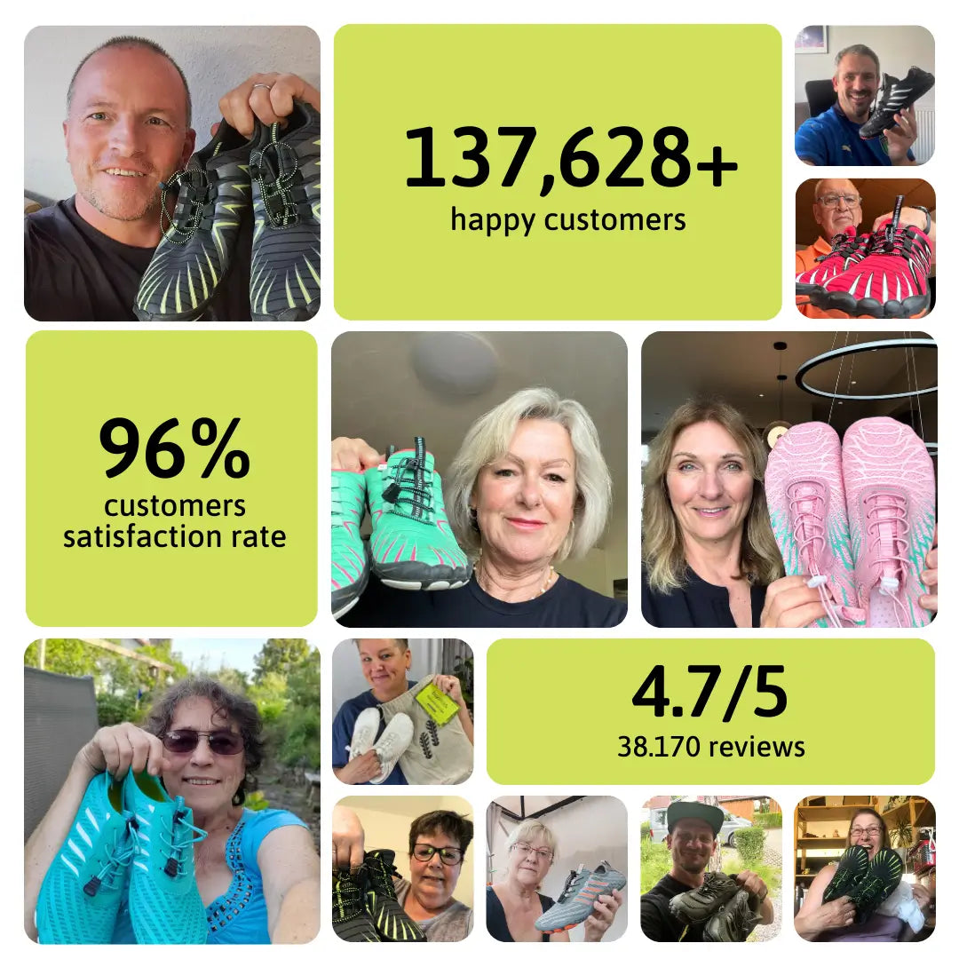 Hommies™ – Cosy Fleece-Lined Barefoot Slippers with Non-Slip Sole for Indoor & Outdoor Use (Unisex) (1+1 FREE)