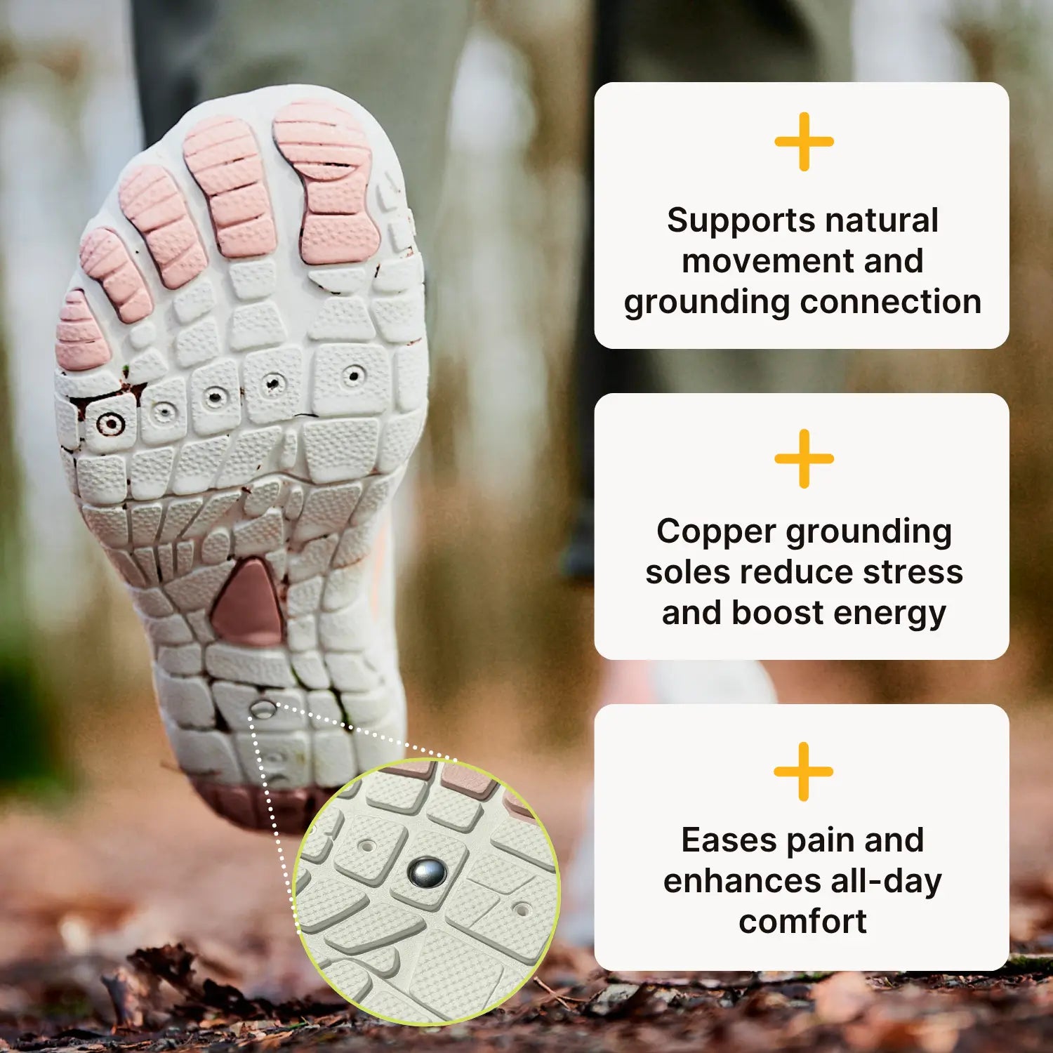 Motion Ground™ – Copper-Grounded Barefoot Shoes for Natural Balance (Unisex)