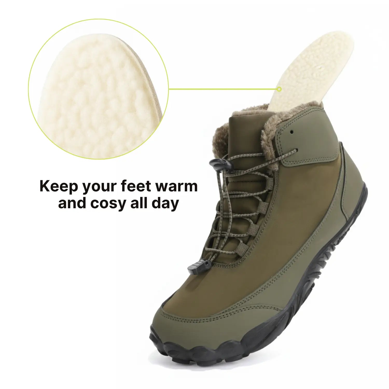 Cosy Winter Fleece Insoles – Keep your feet warm and comfortable