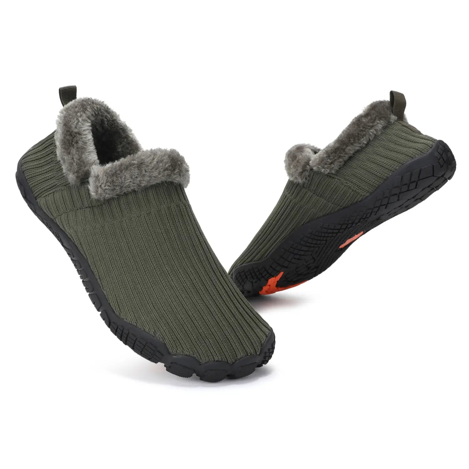 Hommies™ – Cosy Fleece-Lined Barefoot Slippers with Non-Slip Sole for Indoor & Outdoor Use (Unisex)