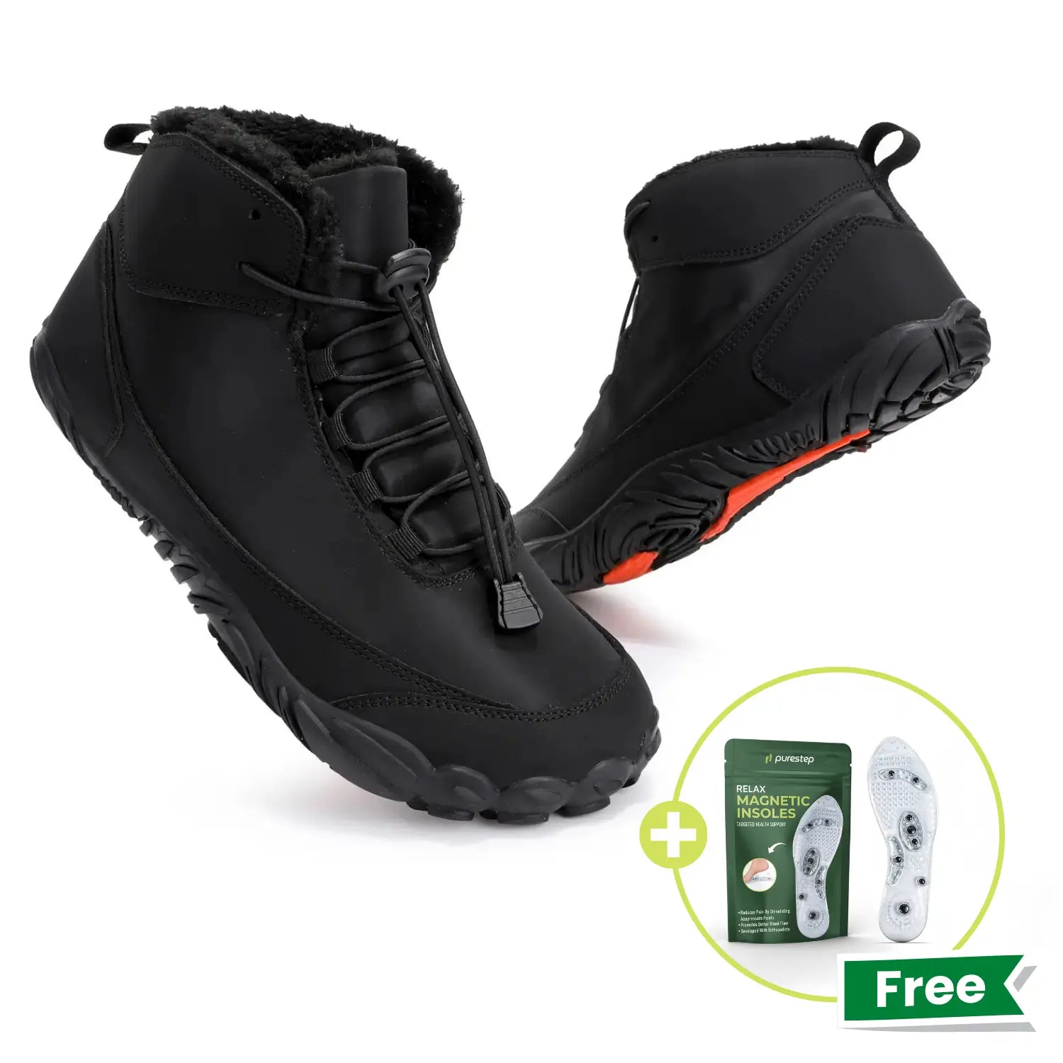 Polaris HydroTex™ – 99.7% Waterproof & Snowproof Winter Barefoot Shoes with Cosy Fleece Lining (Unisex)