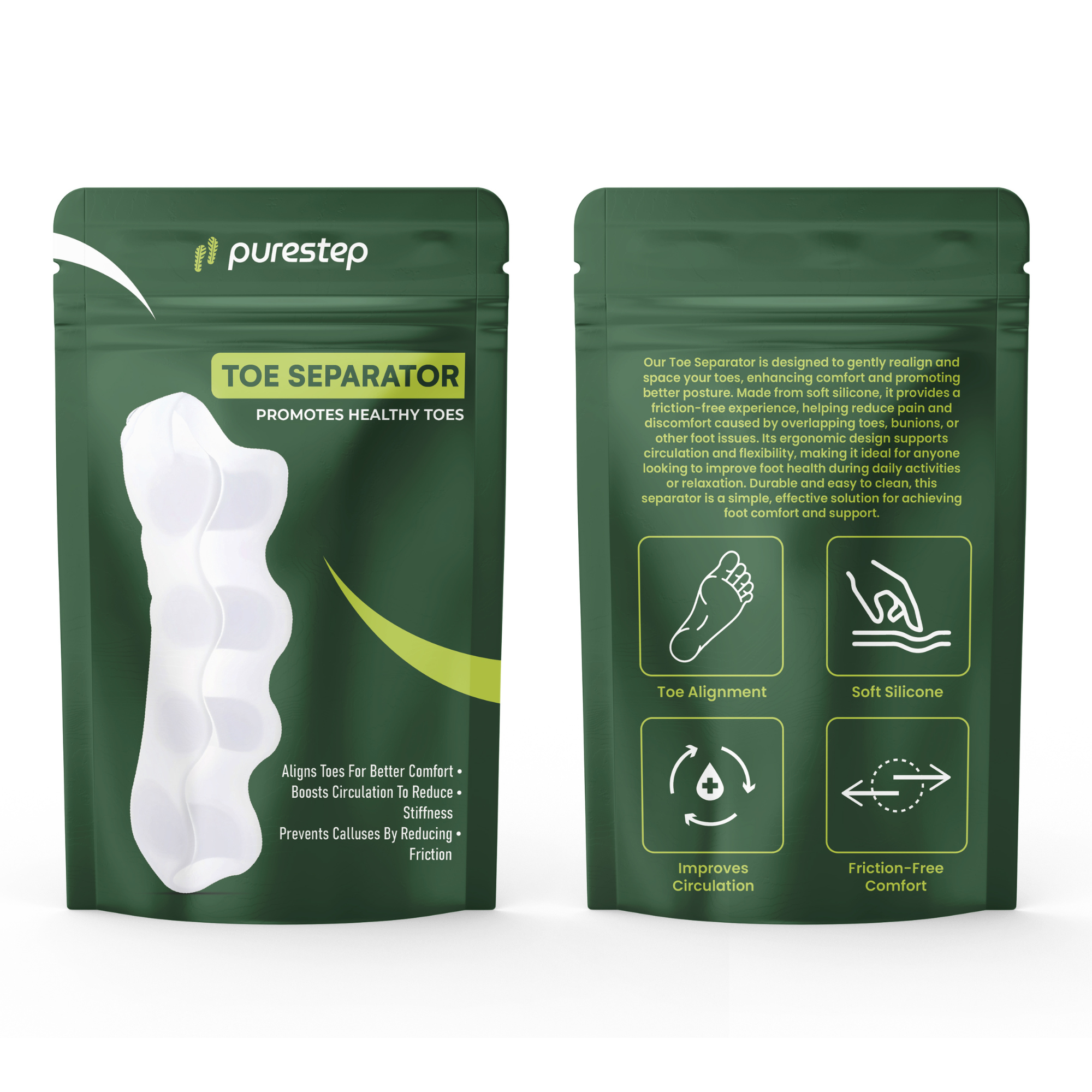 Toe Separator - Promotes Healthy Toes & Relieves Foot Pain