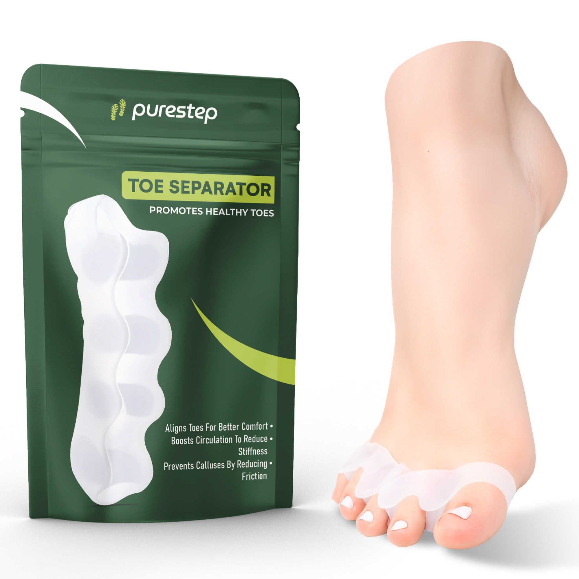 Toe Separator - Promotes Healthy Toes & Relieves Foot Pain