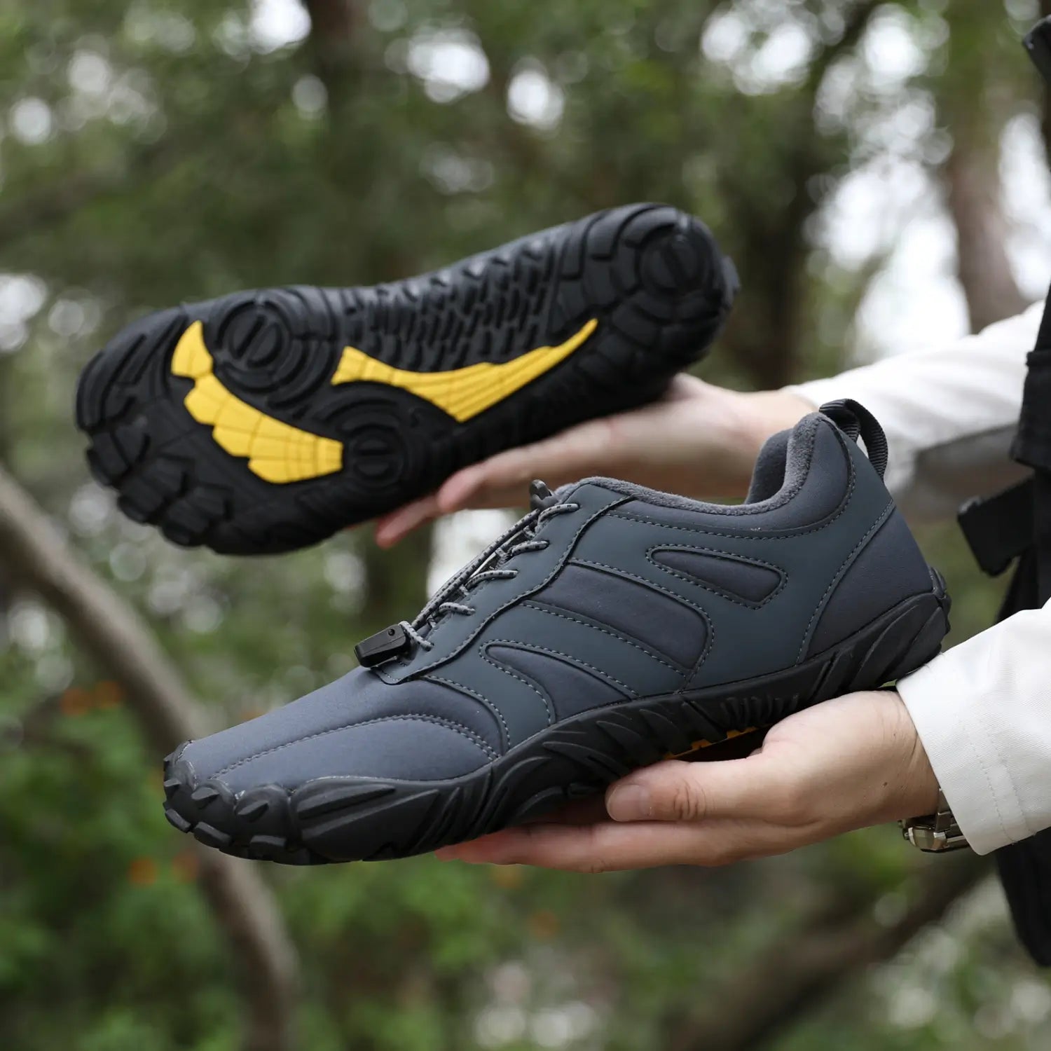 Everest Pro – Water-Resistant Autumn Barefoot Shoes with Durable Grip & Cozy Lining (Unisex)