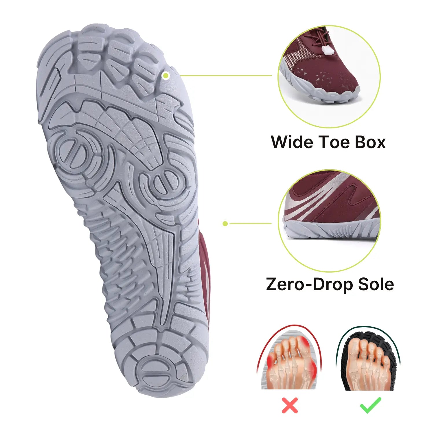 Nordic – Warm, Flexible & Water-Repellent Winter Barefoot Shoes (Unisex)