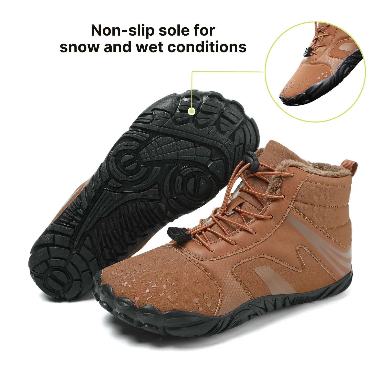 Nordic – Warm, Flexible & Water-Repellent Winter Barefoot Shoes (Unisex)
