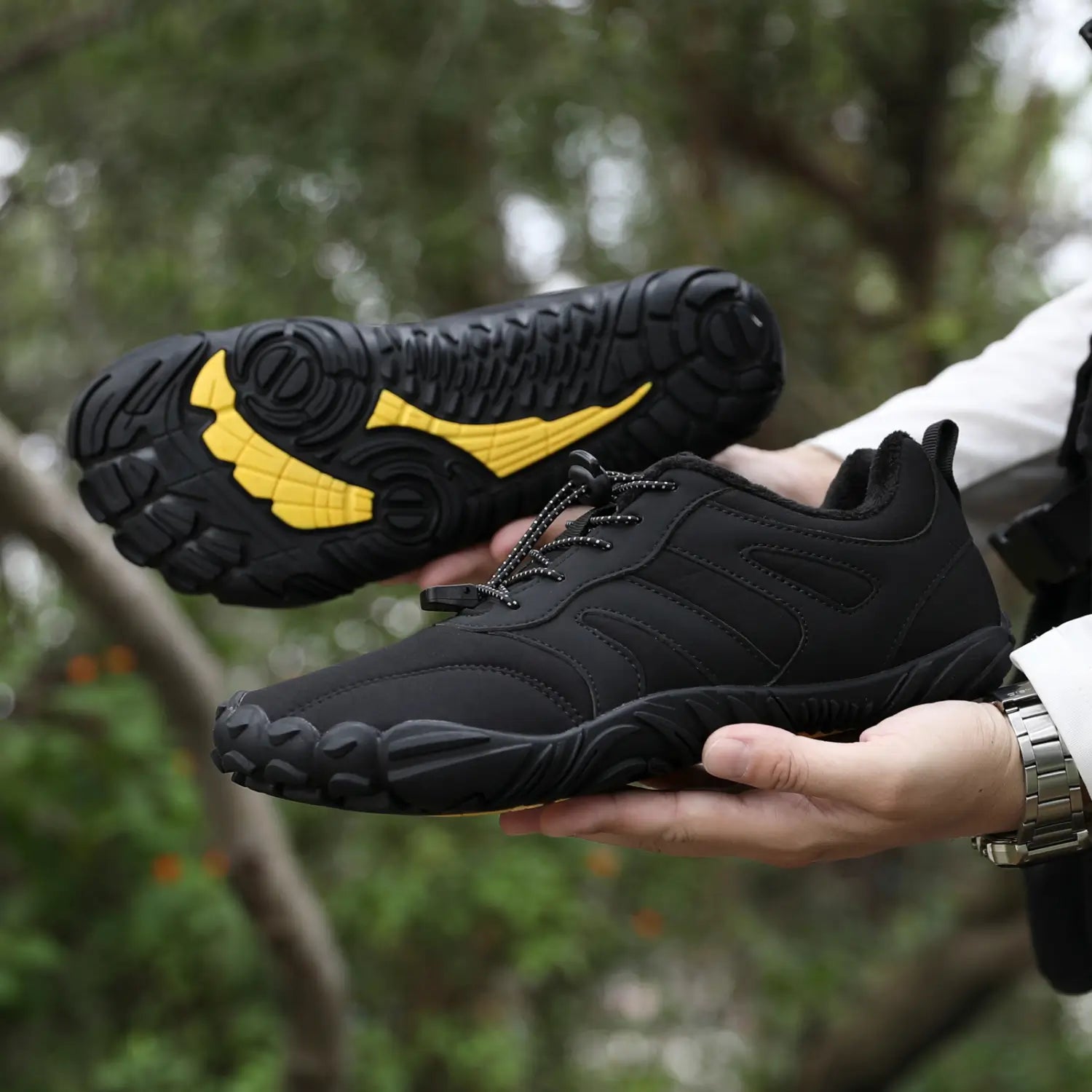 Everest Pro – Water-Resistant Autumn Barefoot Shoes with Durable Grip & Cozy Lining (Unisex)