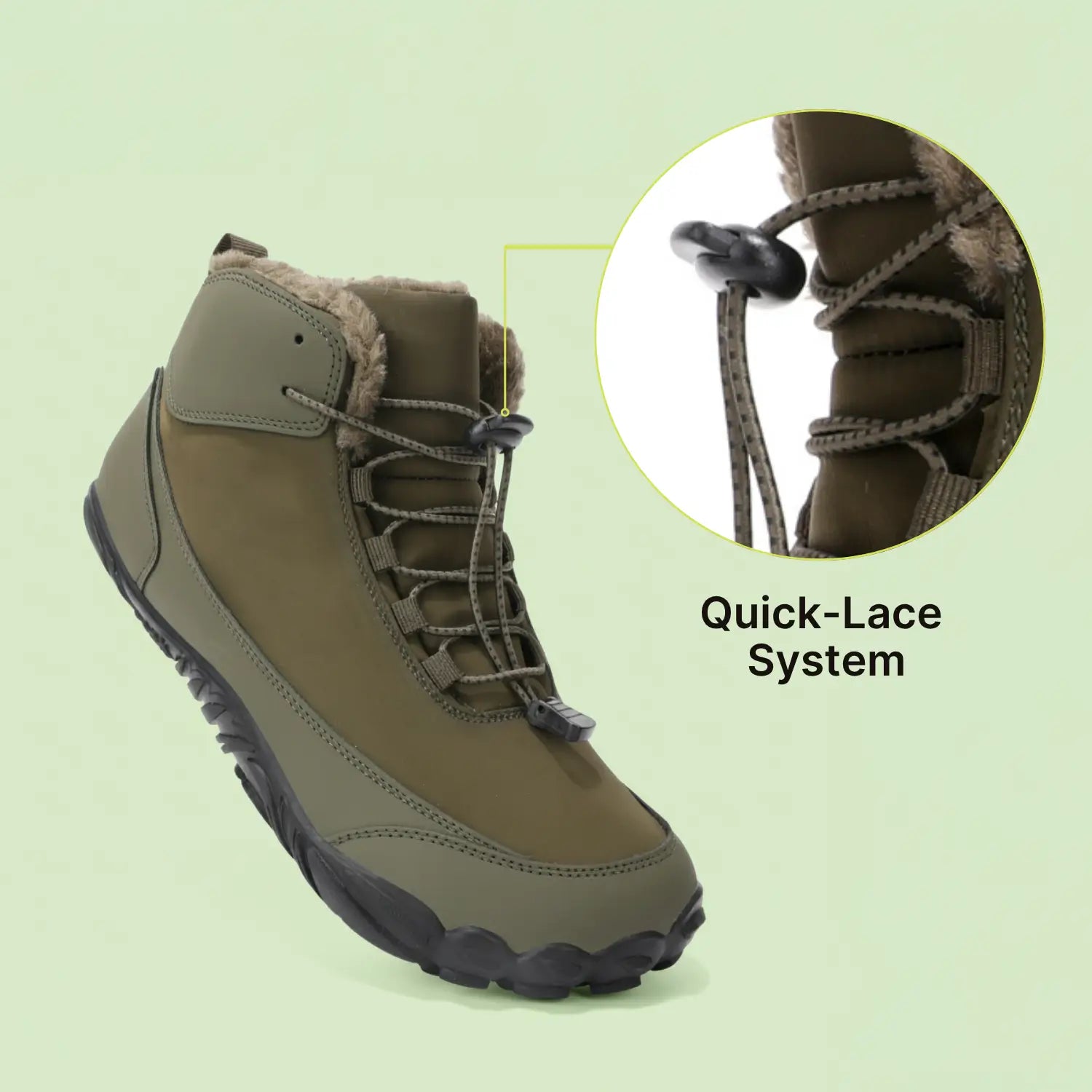 Polaris HydroTex™ – 99.7% Waterproof & Snowproof Winter Barefoot Shoes with Cosy Fleece Lining (Unisex) (BOGO)