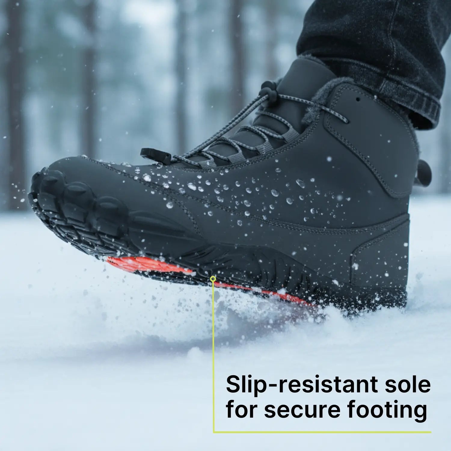 Polaris HydroTex™ – 99.7% Waterproof & Snowproof Winter Barefoot Shoes with Cosy Fleece Lining (Unisex) (BOGO)