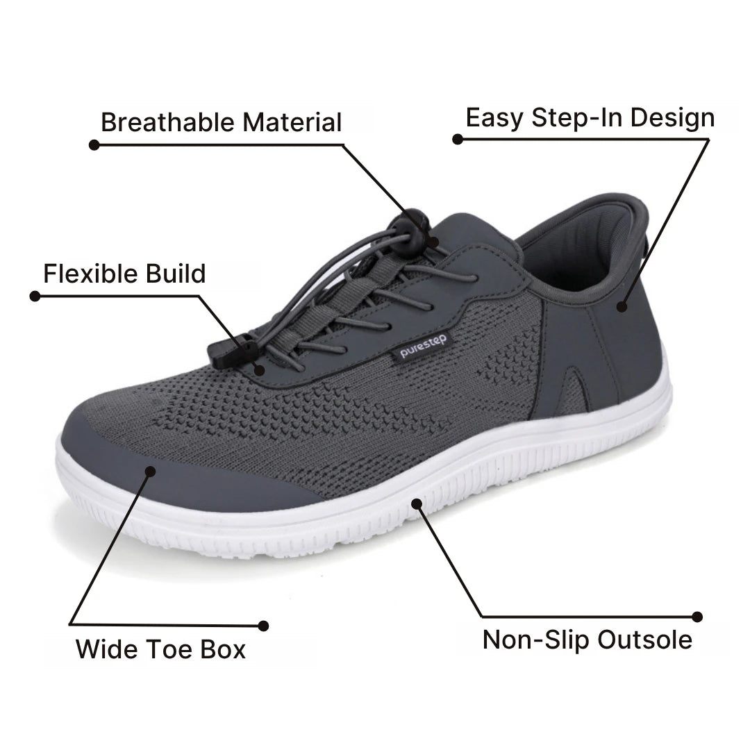 Purestep Prime - Hands-Free & Breathable Barefoot Shoes (Unisex)