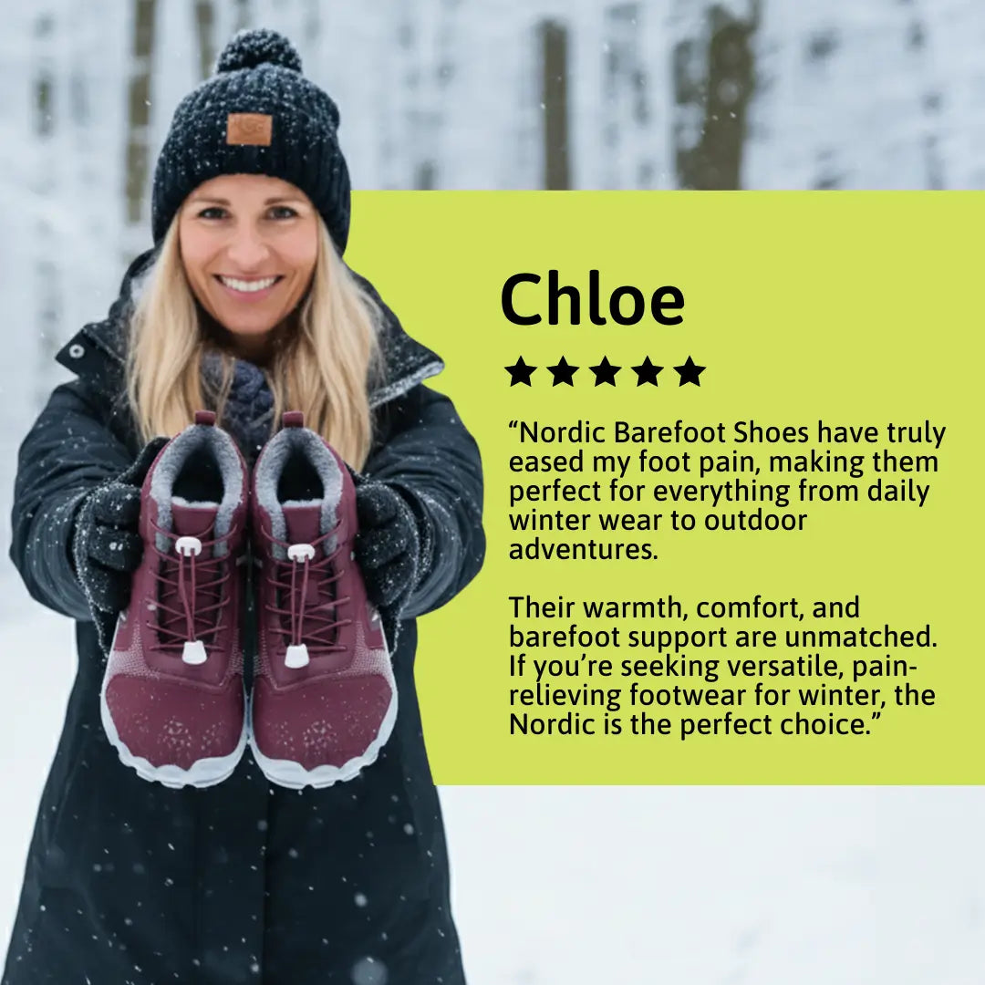 Nordic – Warm, Flexible & Water-Repellent Winter Barefoot Shoes (Unisex)