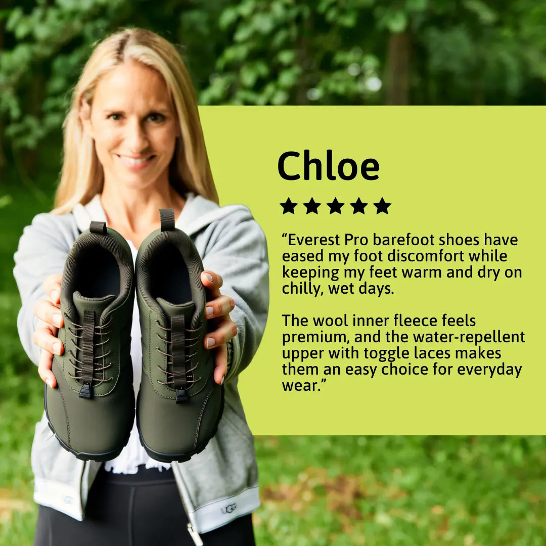 Everest Pro – Water-Resistant Autumn Barefoot Shoes with Durable