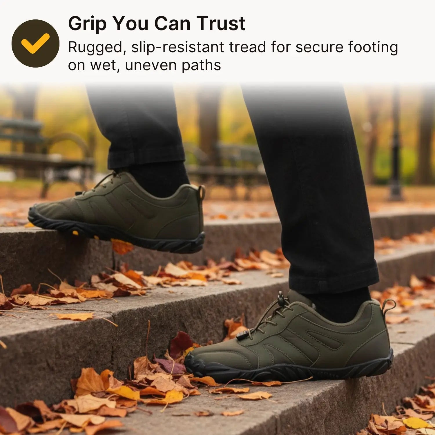 Everest Pro – Water-Resistant Autumn Barefoot Shoes with Durable Grip & Cozy Lining (Unisex)
