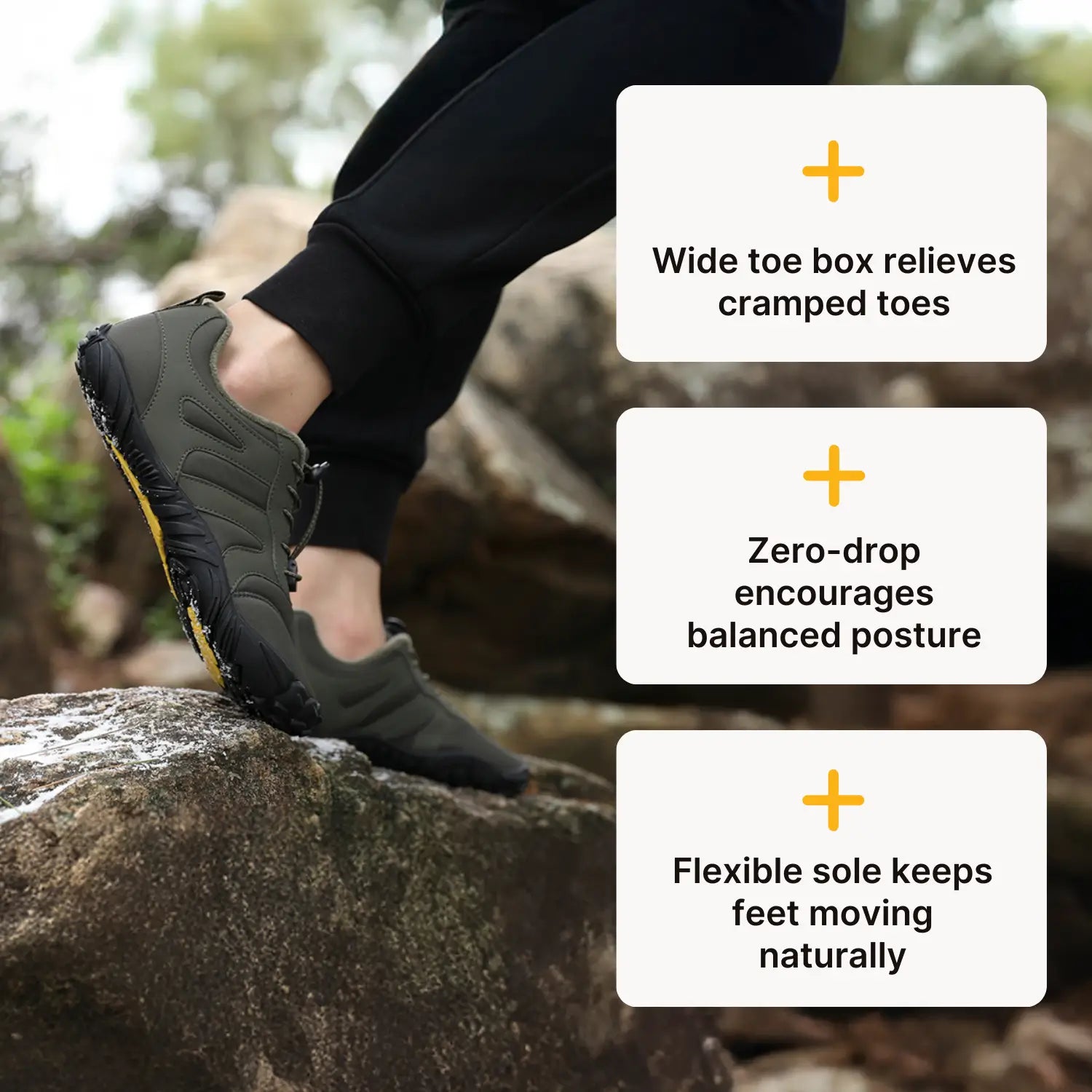 Everest Pro – Water-Resistant Autumn Barefoot Shoes with Durable Grip & Cozy Lining (Unisex)