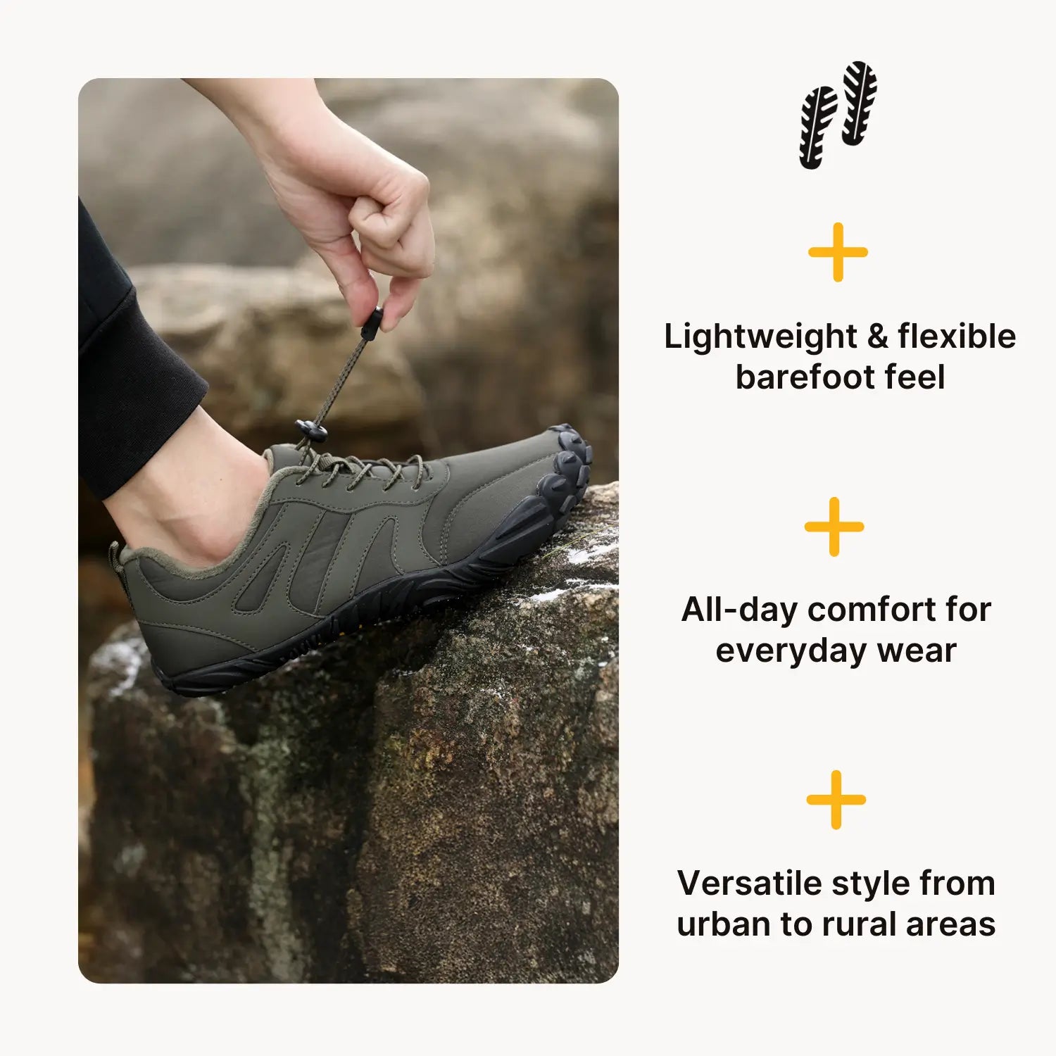 Everest Pro – Water-Resistant Autumn Barefoot Shoes with Durable Grip & Cozy Lining (Unisex)