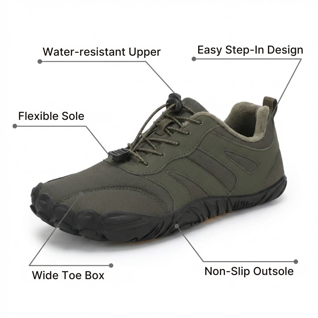 Everest Pro – Water-Resistant Spring Barefoot Shoes with Durable Grip (Unisex)