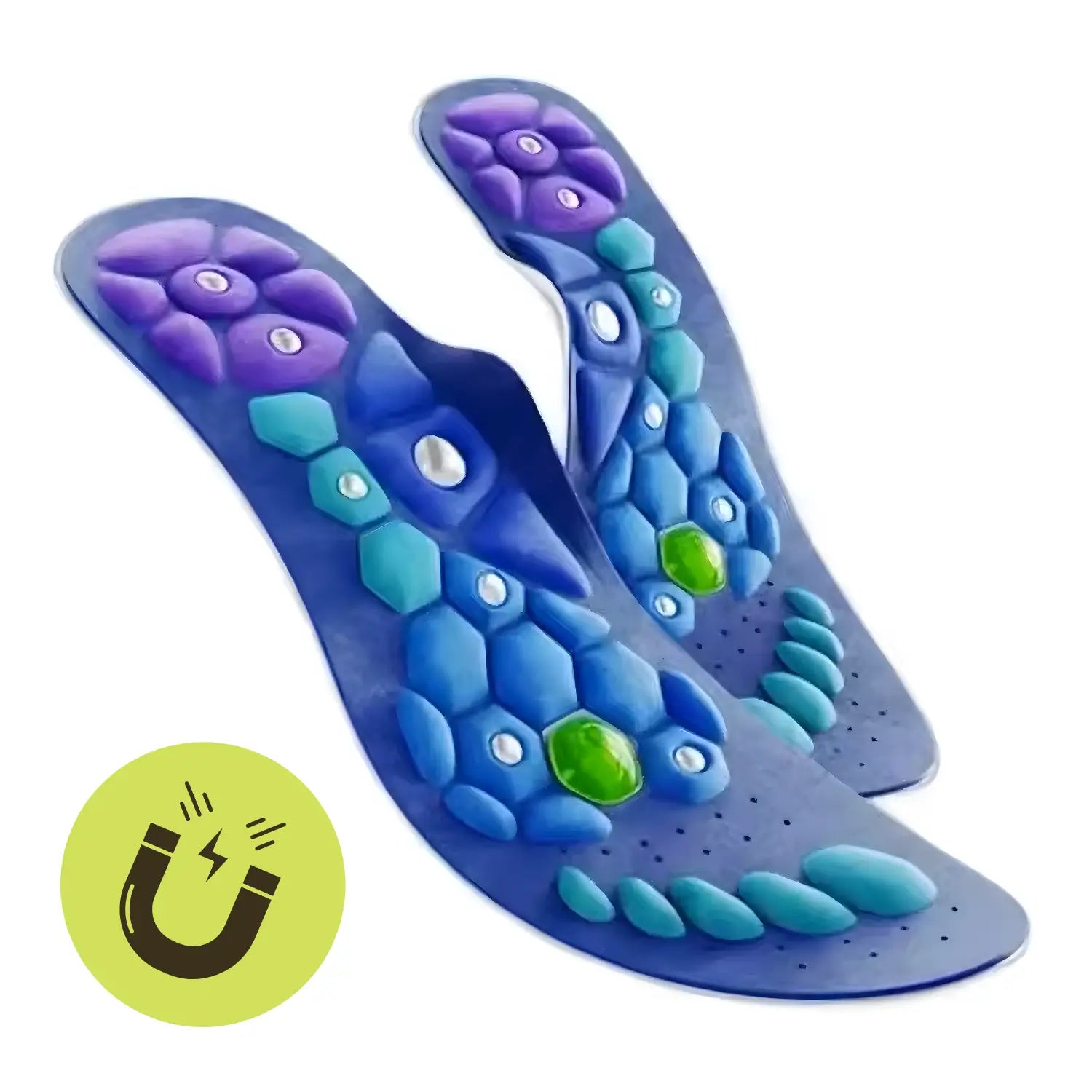 Advanced Magnetic Insoles - Reduce Pain by Stimulating Acupressure Points
