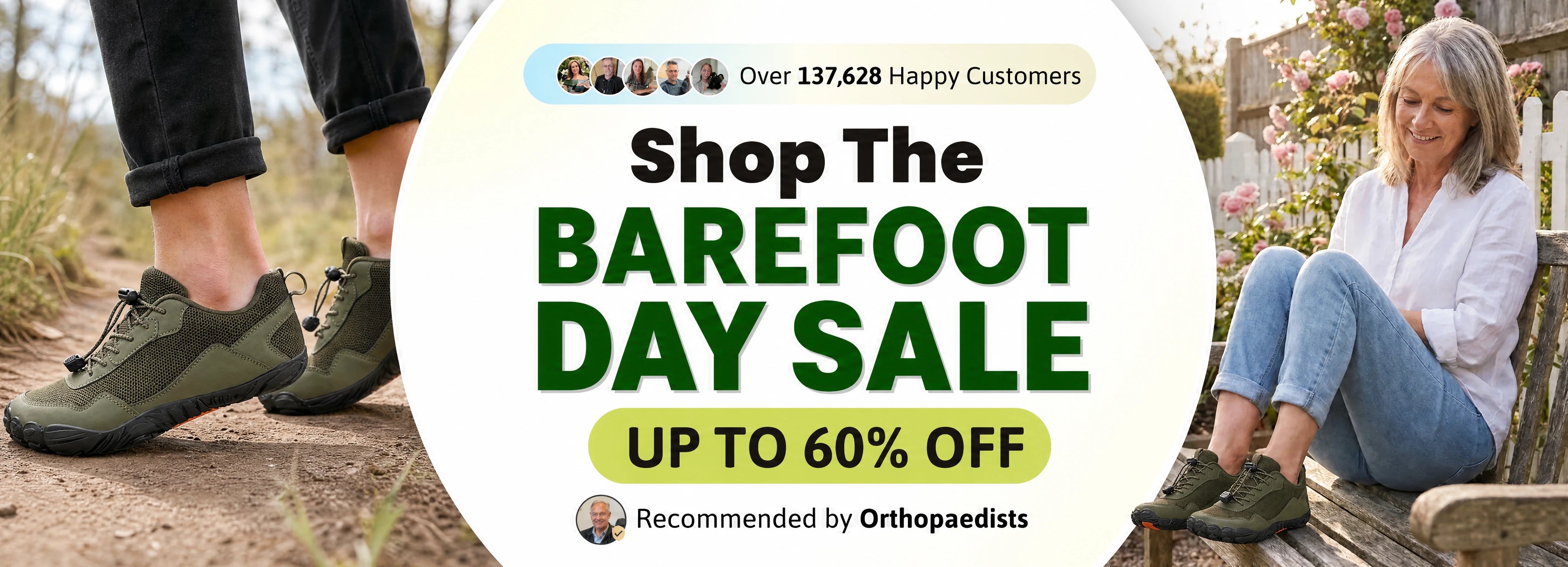 Purestep Barefoot Day Sale Bestseller Desktop Banner