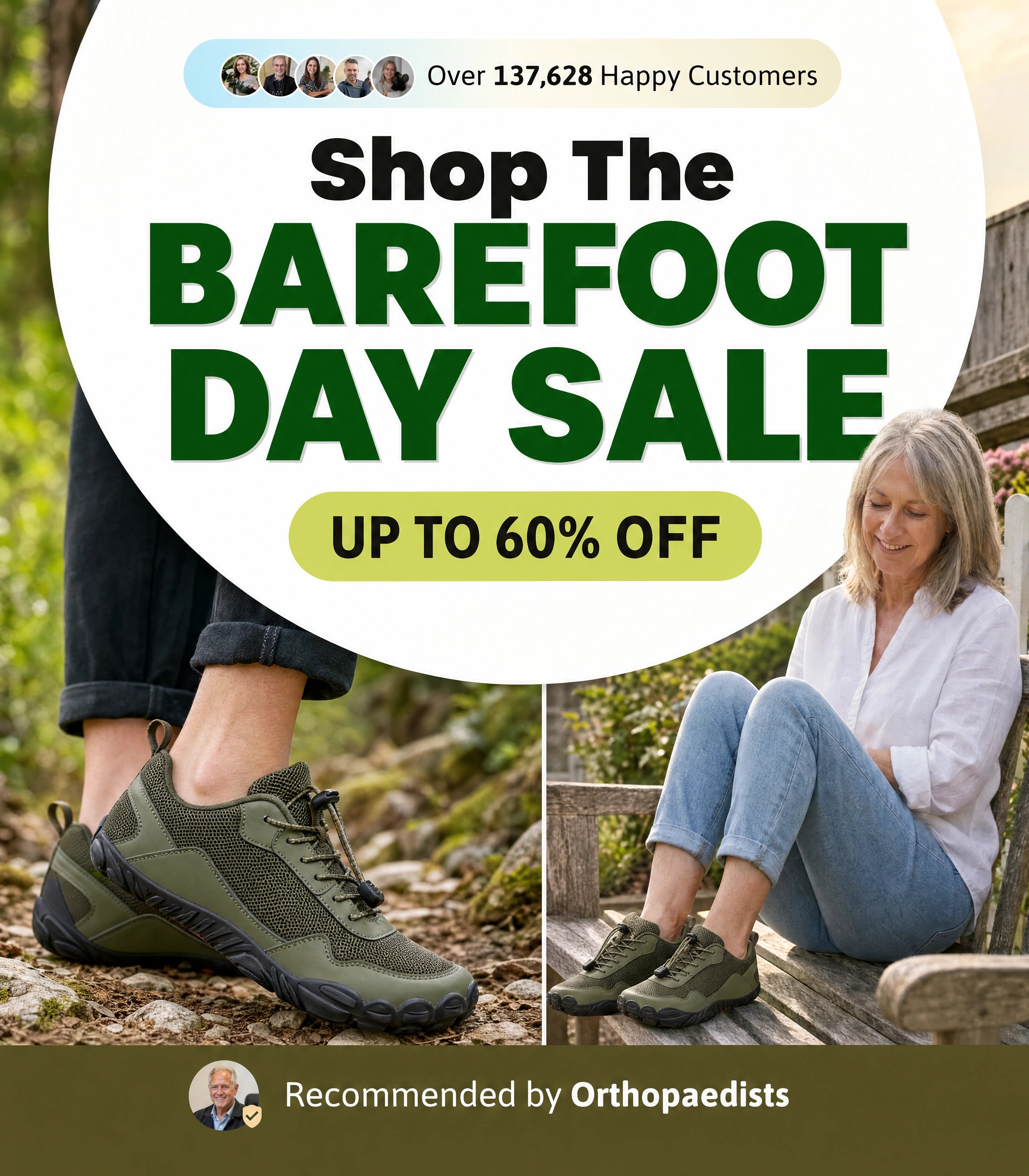 Purestep Barefoot Day Sale Bestseller Mobile Banner
